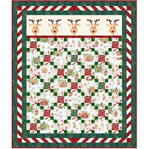 Reindeer Nap Quilt Pattern by Gourmet Quilter (Pattern & Instructions)