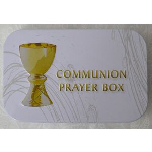 Communion Tin Prayer Box, 98 x 60mm, With Mini Pencil & Note Pad