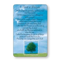 I SAID A PRAYER Laminated Prayer Card, 54 x 82mm