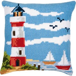 Vervaco SEASCAPE Cross Stitch Cushion Kit 40cm x 40cm PN-0008601