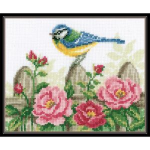 Vervaco BIRDS & BLOSSOMS Counted Cross Stitch Kit PN-0011900