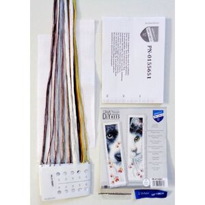 Vervaco DOG & CAT Bookmark Counted Cross Stitch Kit PN-0155651