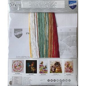 Vervaco SCARLET & SNOW CARDINALS Counted Cross Stitch Kit PN-0165887