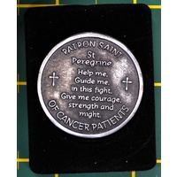 COMPANION COIN, SAINT PEREGRINE PATRON SAINT OF CANCER PATIENTS W Message Prayer