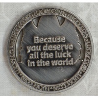 Open Lucky Coin, ANGEL WITH HEART, 35mm Diameter, Zinc Alloy