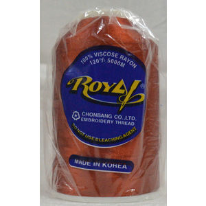 Royal Brand Rayon Embroidery Thread, 5000m Cone, Colour C724