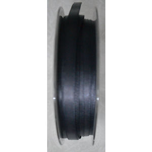 Uni-Ribbon Double Sided Satin Ribbon, 6mm, 06 CHARCOAL, Full 40 Metre Roll