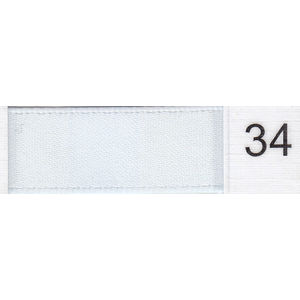 Uni-Ribbon Double Sided Satin Ribbon, 6mm, 34 LIGHT BLUE, Full 40 Metre Roll