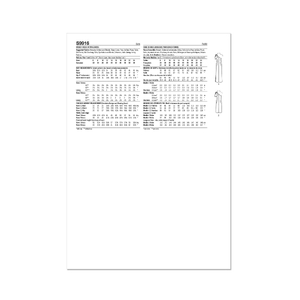 Misses’ Dress in Two Lengths, Sizes 6-8-10-12-14 Simplicity Sewing Pattern 9916H5