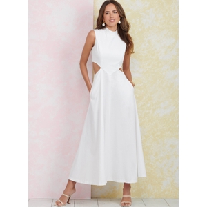 Misses’ Dress w Neckline & Length Variations, Sizes 6-14 Simplicity Sewing Pattern 9920H5