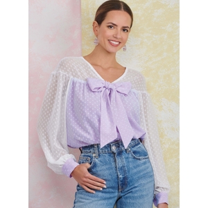 Misses’ Top w Sleeve Variations, Sizes 18-26 Simplicity Sewing Pattern 9921Y5