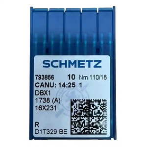 Schmetz Industrial Needles pack of 10 Size 110/18, 16x231, DBX1, 287WH, 1738A