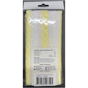 Semco LEMON Iridescent Feather Edge Eyelet Lace, 37mm x 15m