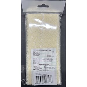 Semco CREAM Feather Edge Eyelet Lace, 37mm x 15m