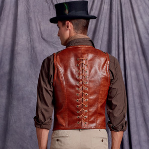 Simplicity Sewing Pattern S9087 Men's Steampunk Corset Vests BB Sizes 46-52