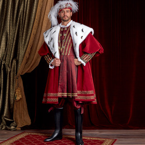 Simplicity Sewing Pattern S9096 Men's Historical Costume Coat With Hat In Three Sizes BB Sizes 44-52