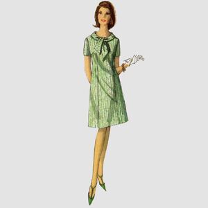Simplicity Sewing Pattern S9104 Misses' Vintage Dresses With Sleeve & Neckline Variation H5 Sizes 6-14