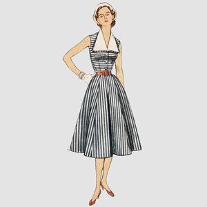 Simplicity Sewing Pattern S9105 Misses' Vintage Dress With Detachable Collar H5 Sizes 6-14