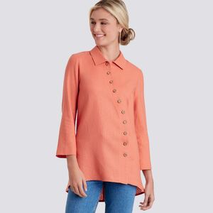 Simplicity Sewing Pattern S9106 Misses' & Women's Button Front Shirt BB Sizes 20W-28W