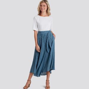 Simplicity Sewing Pattern S9109 Misses' Wrap Skirts In Various Lengths With Tie Options H5 Sizes 6-14