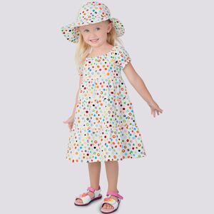 Simplicity Sewing Pattern S9126 Toddlers' Dresses AA Sizes 1/2-1-2