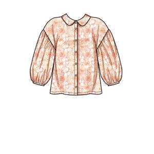 Simplicity Sewing Pattern S9646k5 Misses’ Button Down Top size 8-16