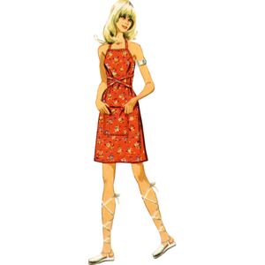 Sewing Pattern S9739 Misses Back-Wrap Dress and Jumper in Two Lengths