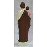 Saint Joseph Statue, Plastic, 155mm (6") High x 50mm Wide x 35mm Deep