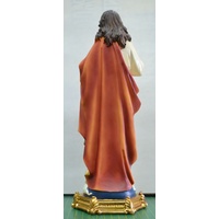 Sacred Heart Of Jesus Statue, 300mm (11.8") High Resin Statue