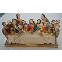The Last Supper Statue, Resin 230mm x 12cm Statue
