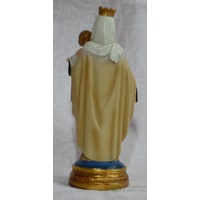Our Lady Of Mt. Carmel Statue, Resin, 125mm (5") High x 50mm Wide x 40mm Deep