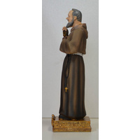Saint Padre Pio Statue, Resin 14cm (5.5")