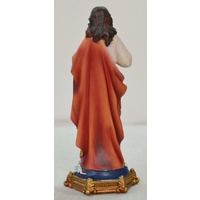 Sacred Heart Of Jesus Statue, 205mm (8") High Resin Statue