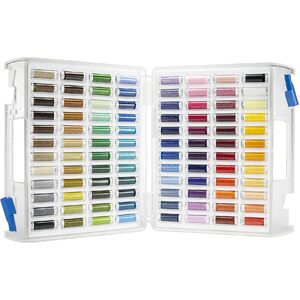 Mettler POLY SHEEN Thread Case with 96 Spools TCPS96-KIT