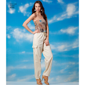 New Look Sewing Pattern 6055 Misses' Pants & Shorts