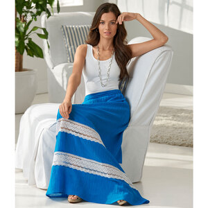 New Look Sewing Pattern 6287 Misses' Pull on Skirt in Four Lengths