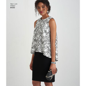New Look Pattern 6430 Misses' Dress in Two Lengths