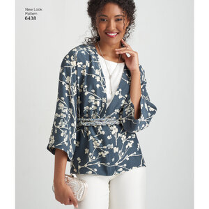 New Look Pattern 6438 Misses' Easy Pants, Kimono, and Top