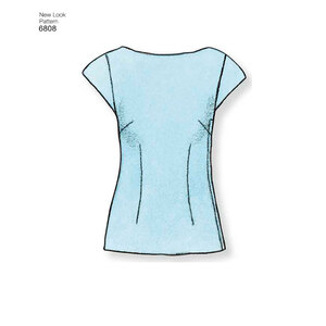 New Look Pattern 6808 Misses' Tops