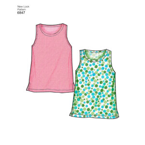 New Look Pattern 6847 Child's Loungewear