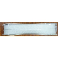 Uni-Trim Premium Double Knitted 25mm Elastic White, Per Metre