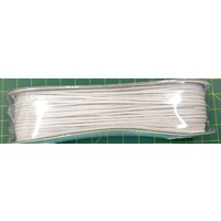 Uni-Trim Premium Braided Elastic 3mm, OFF WHITE Per Metre (CELBH3)