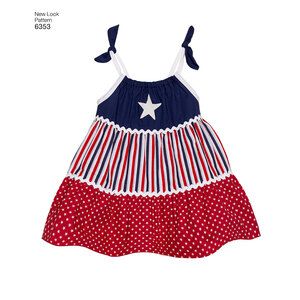 New Look Sewing Pattern 6353 Babies' Dresses and Panties