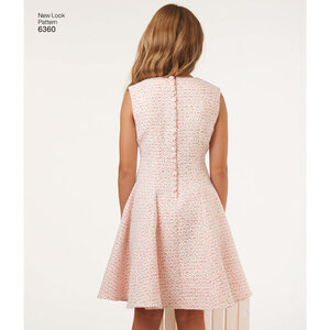 New Look Sewing Pattern 6360 Girls' Sized for Tweens Dress