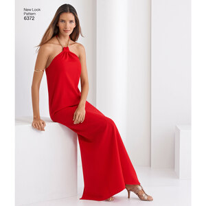 New Look Sewing Pattern 6372 Misses' Dresses Each in Two Lengths