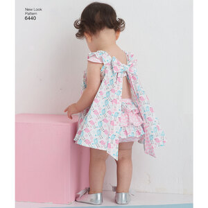 New Look Sewing Pattern 6440 Babies' Romper and Sundress with Panties