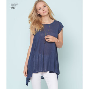 New Look Sewing Pattern 6453 Misses' Easy Knit Tops