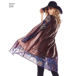 New Look Pattern 6476 Misses' Easy Kimono with Length and Sleeve Variations