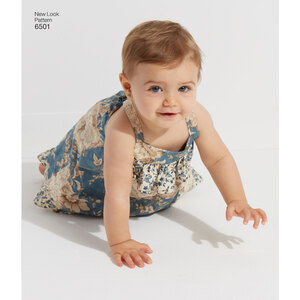 New Look Pattern 6501 Babies' Dress and Romper