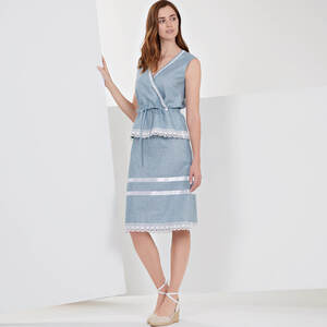 New Look Sewing Pattern N6624 Misses' Tops And Pull On Skirts